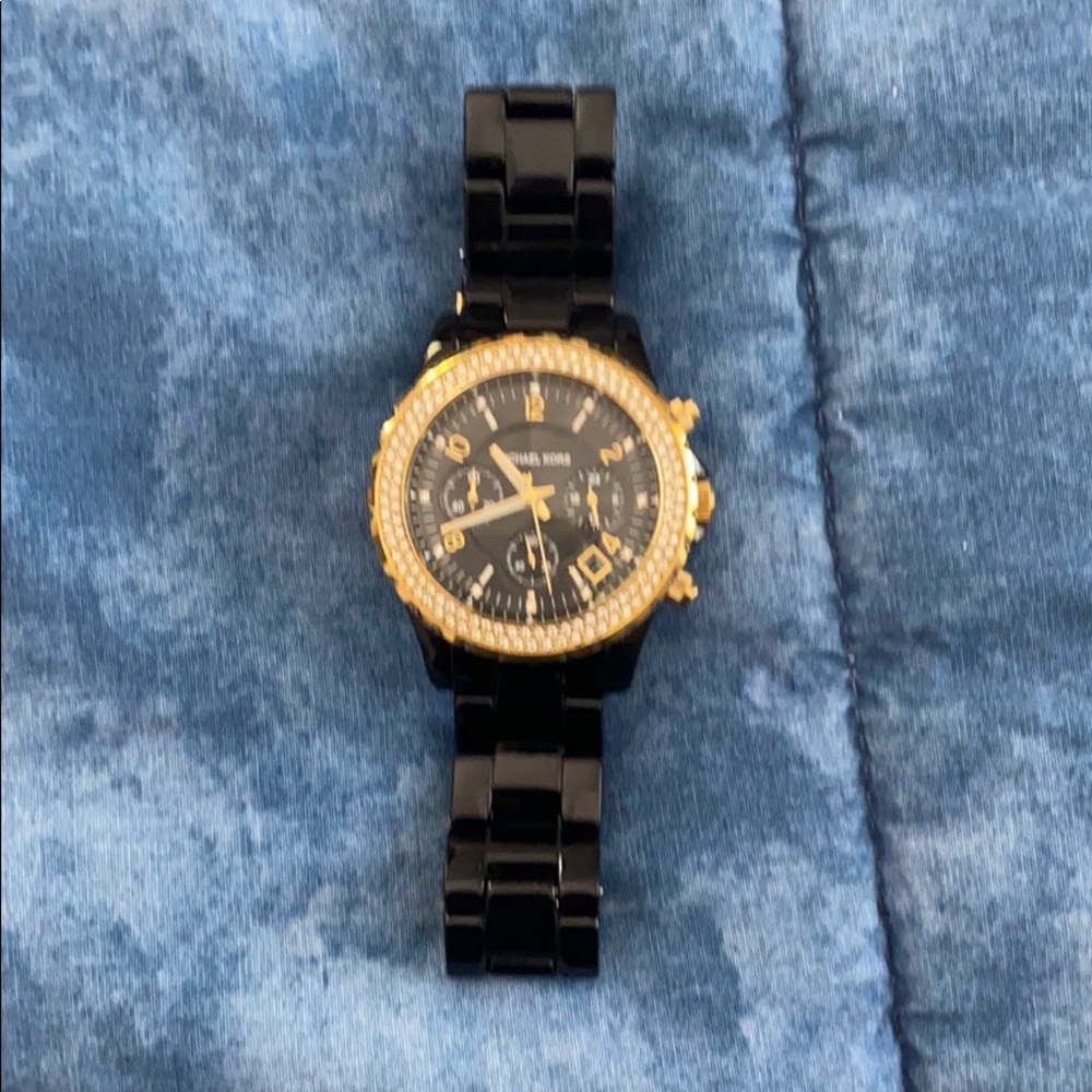 Black Michael Kors watch